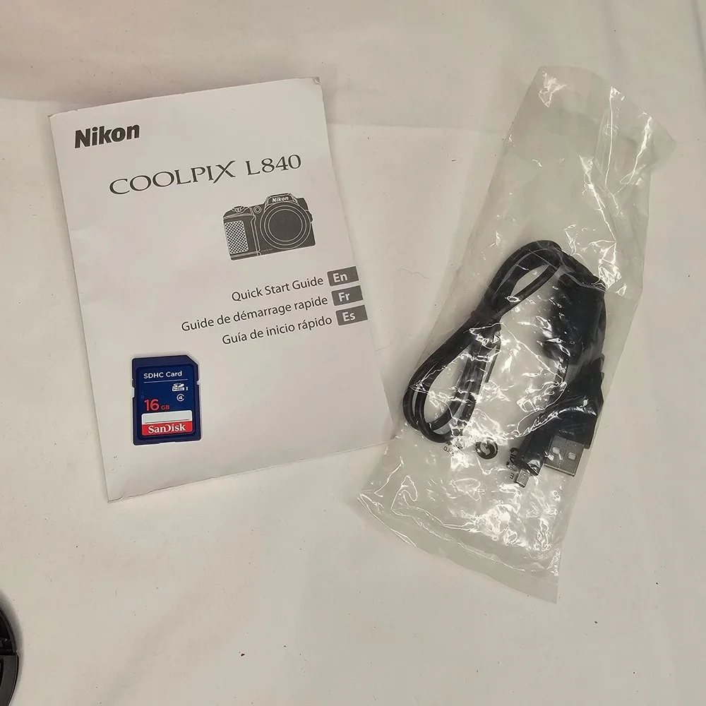 Nikon Coolpix L840 Digital Camera 16MP 38x Zoom Cranberry WiFi NFC Full HD Boxed